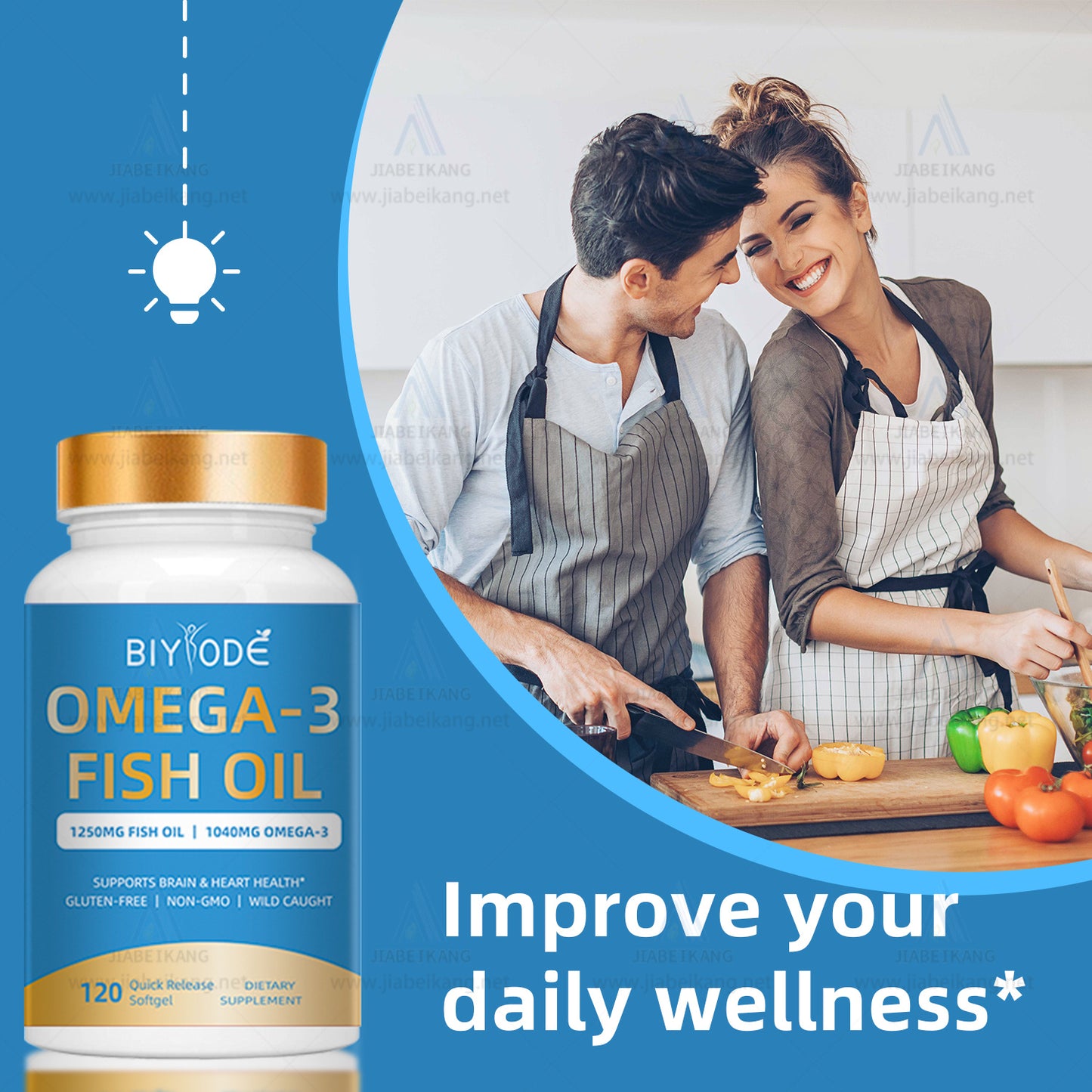 GMP Factory Omega-3 Fish Oil Collagen Softgel Natural Material Certificate Wholesale Capsules